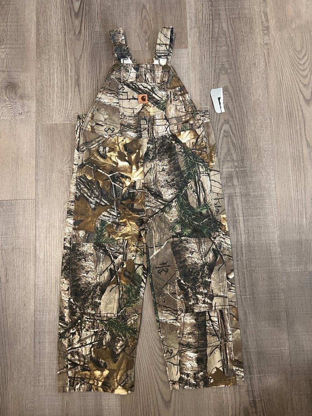 NWOT Carhartt Toddler Realtree Camo Overalls